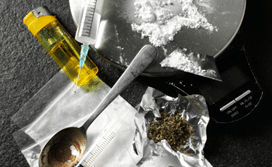 teste de drogas ilegais